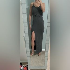 Grey casual Lulus Maxi dress